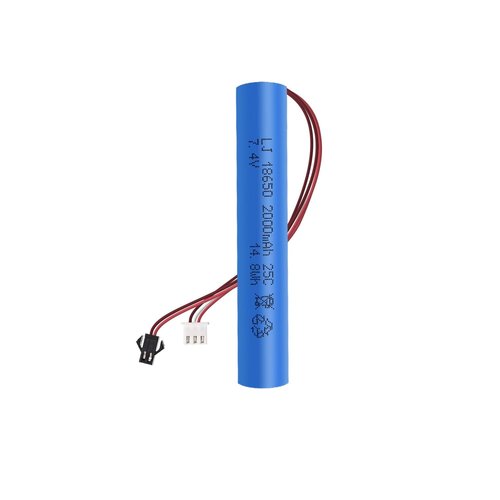 AUDEEKON 2 Pack 7.4V 2000mAh Battery Splatter Ball Battery Pack Accessories for SRB1200 400 400-SUB Airsoft, Charging Cable Included