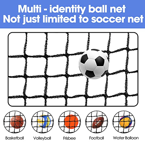 Amazgolf 15x20ft Soccer Goal Net Barrier Backstop for Football Hockey Practice