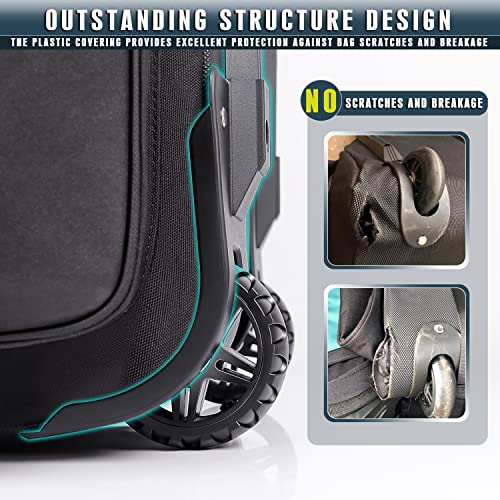 Premium Soft Padded Golf Travel Bag with Impact Support and Large Wheels