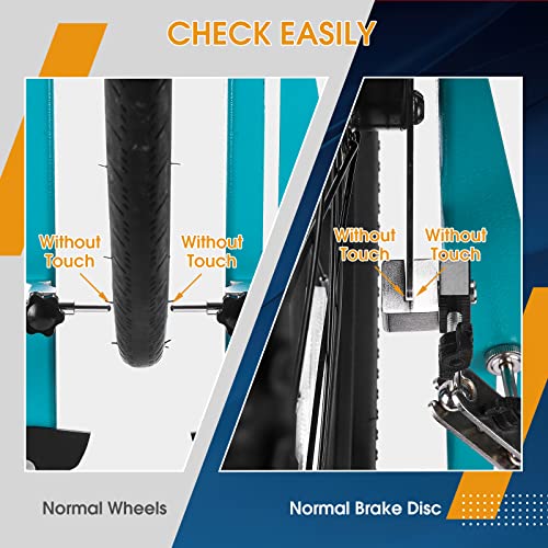 Professional Bicycle Wheel Truing Stand for Rim Alignment & Brake Disc Check