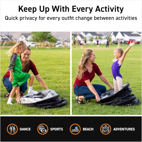 Portable Pop-Up Changing Room Tent with Floor - Privacy Shelter for Beach & Outdoors