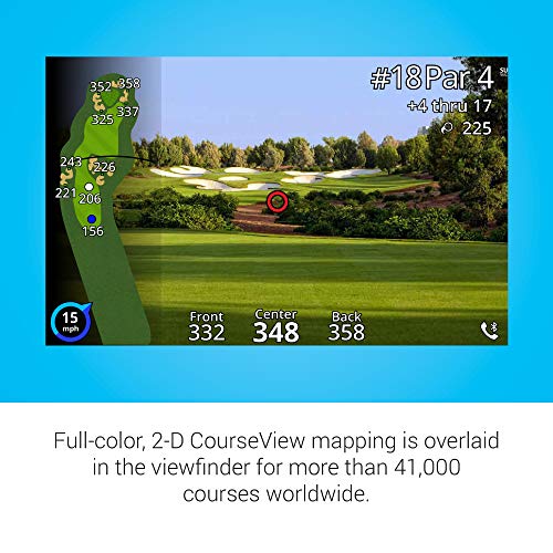 Golf GPS Laser Range Finder with 2-D Course Maps & Pin Accuracy