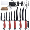 Goture Fish Fillet Knife Set - 11PCS Fishing Tool Kit with Storage Bag & Accessories