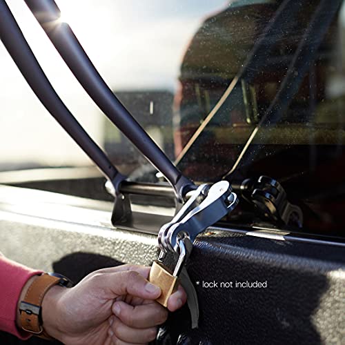 2-Pack Lockable Bike Fork Mount for Truck Bed Bike Racks - Secure Transport