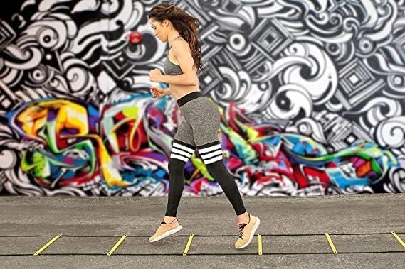 Skiennix 20ft Agility Ladder - Speed Training Equipment for Soccer, Football & Fitness | Includes Carry Bag