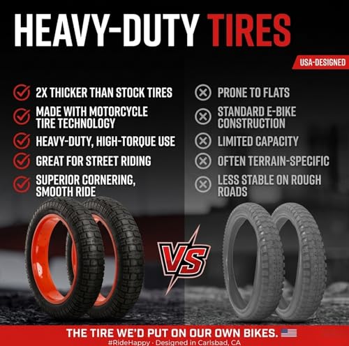 26x4 Fat E-Bike Tire - Puncture Resistant, All-Terrain, Heavy Duty