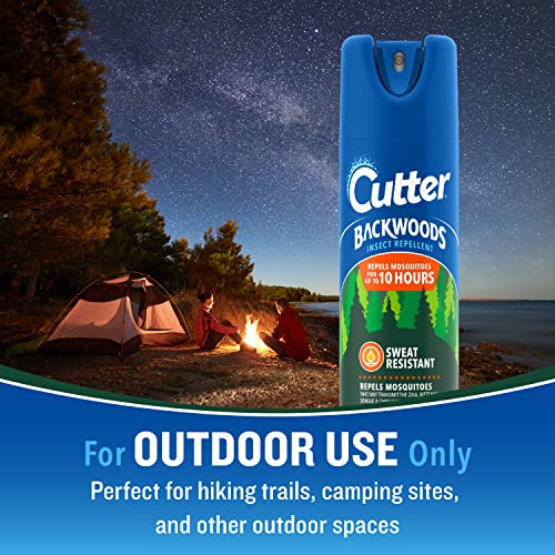 Cutter Backwoods Mosquito & Insect Repellent Spray 6 Oz Pack of 12