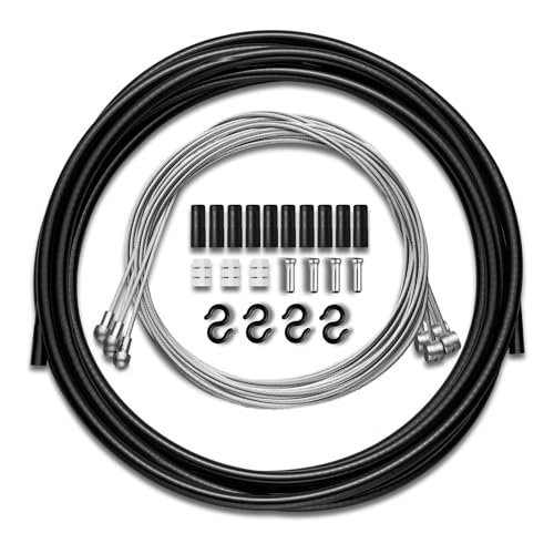 Universal Bike Brake Cable and Housing Set for Mountain and Road Bikes