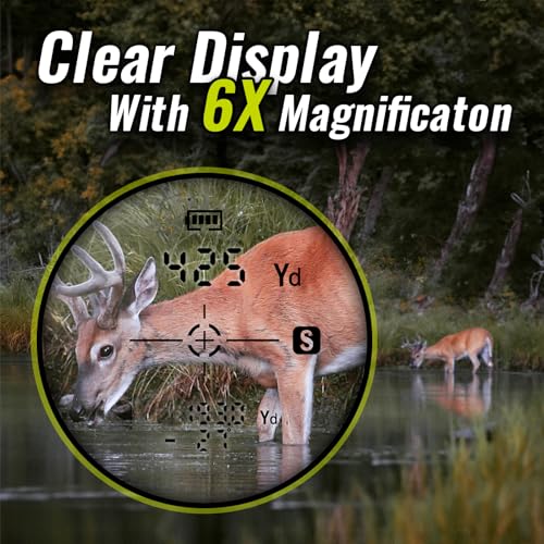 TIDEWE Leaf Camo Laser Rangefinder 1000 Yards Hunting & Shooting Accessory