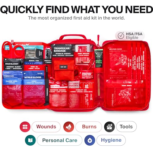 Large First Aid Kit for 3-4 People - Emergency Medical Supplies