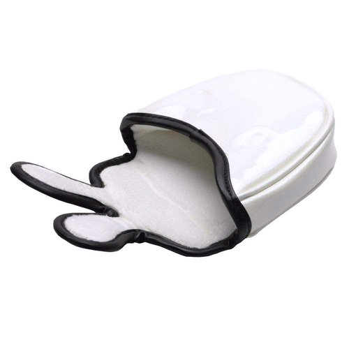 PLUSKER Skull Golf Mallet Putter Cover Magnetic Closure Creative White Golf Club Putters Headcover