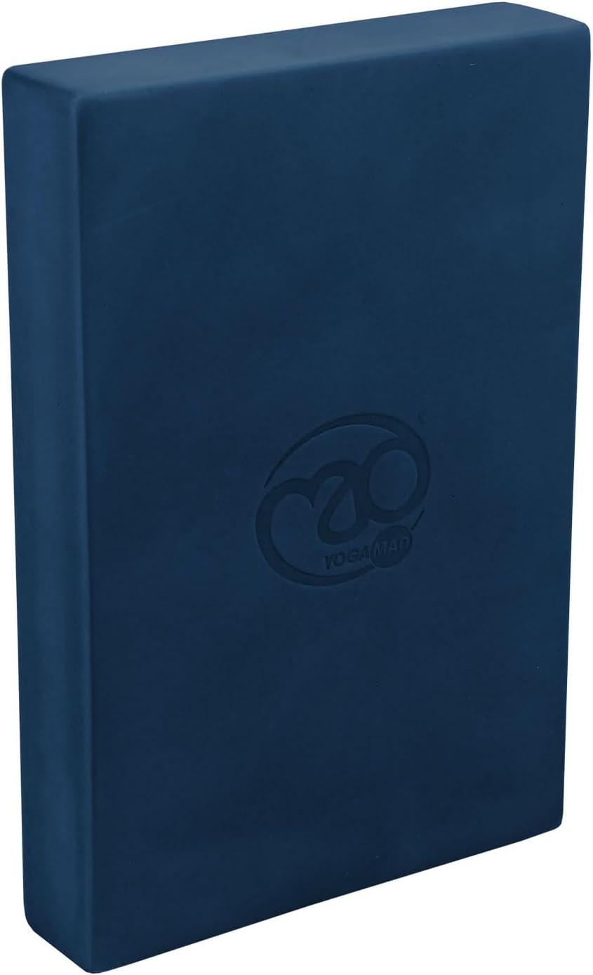 Yoga-Mad Yoga Block - Durable Foam Support for Enhanced Stability | Ideal for All Skill Levels