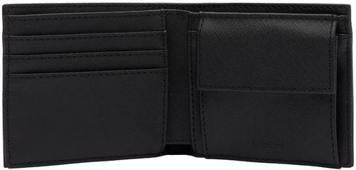 Lacoste Men's Classic Billfold Wallet - Medium Size with Coin Pocket - Stylish and Durable
