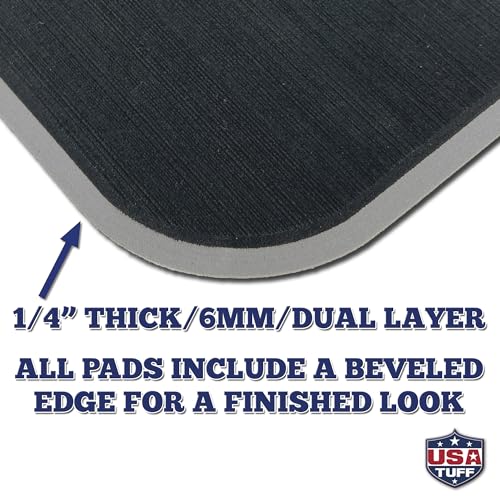 USATuff SeaDek EVA Cooler Pad for YETI Tundra 35 - Black & Storm Gray, Peel & Stick