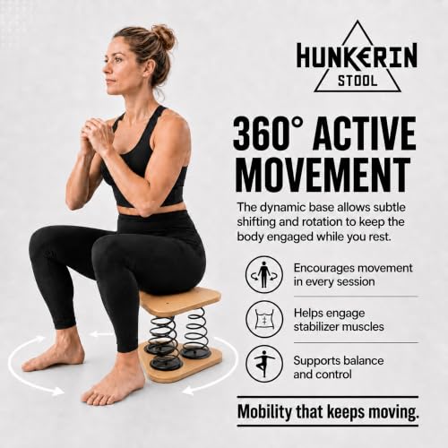 Deep Squat Stool for Posture and Mobility - Natural Variation