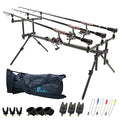 Croch Aluminium Fishing Rod Pod - Goal Post Style, Adjustable & Lightweight for Carp Fishing