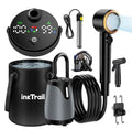 InkTrail Portable Shower with Heater & Bucket - Camping, Hiking, Outdoor