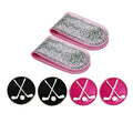 Glittering PVC Golf Hat Clip with Ball Marker - 2 Hat Clips & Markers, Variation of 2 Hat Clip 4 Ball Markers