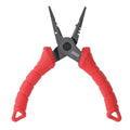 Bubba 6" Forged Fishing Pliers with Crimping Cutouts, Lure Tuning Slots, Hook Pulling Holes, and Corrosion-Resistant Coated Steel, For Fishing