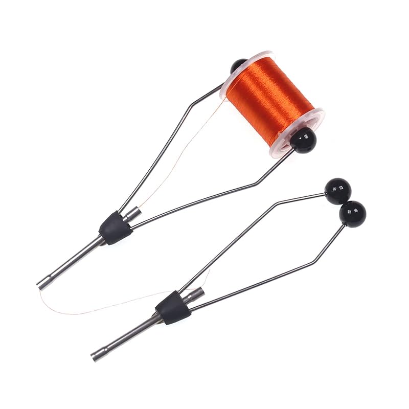 Fly Tying Bobbin Holder Set — 5 Pieces Bi-Ceramic Tip Spool Threaders 4.3in