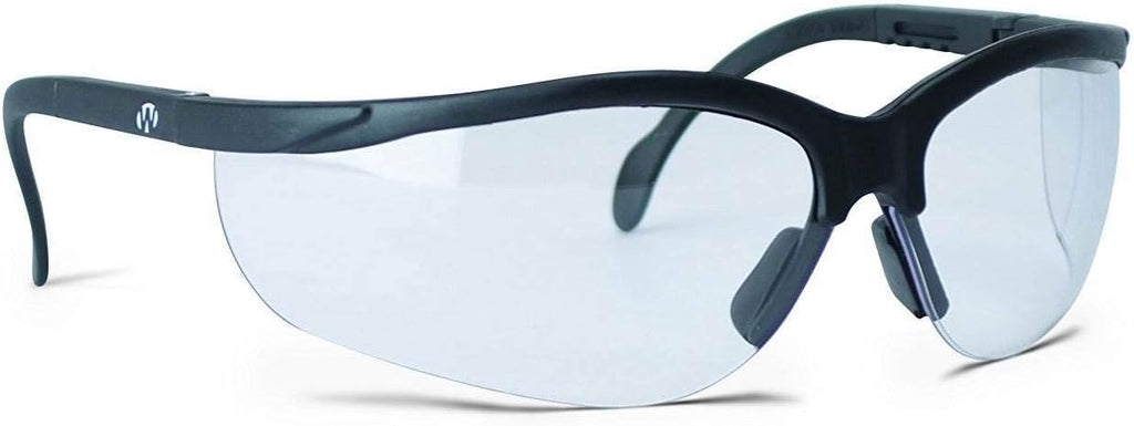 Walker’s Safety Shooting Glasses - High-Grade Polycarbonate Lenses with Adjustable Soft Rubber Nose Piece