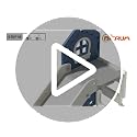 BIERUM 6-in-1 Toddler Climber & Slide Playset - Blue & Gray, Safe Indoor Outdoor Toy