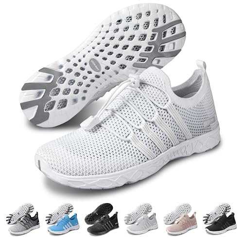 Water Shoes Men Women Quick Dry Aqua Barefoot Surf Beach Hiking Pool - Size 7.5 Women / 6.5 Men
