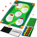 TOY Life 1 Pack Golf Cornhole Set with Chipping Mat & Foam Balls - Backyard Outdoor Golf Game for Adults & Kids
