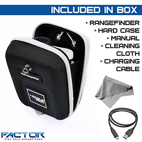 Rogue Iron Disc Golf Rangefinder - Rechargeable, Measures in Feet & Yards