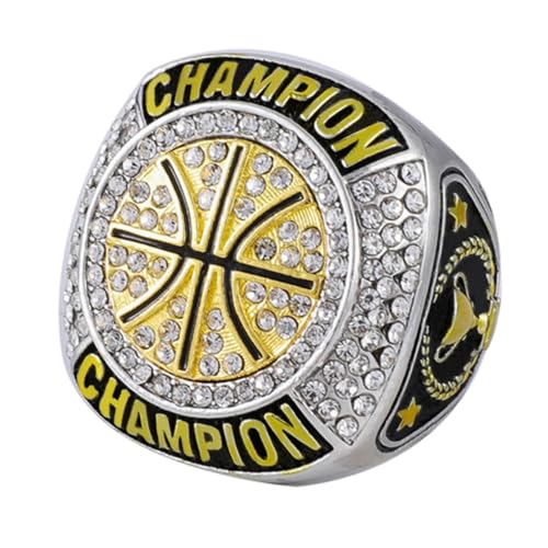 12 Pack Basketball Championship Rings 7-14 MVP Trophy Collectible Gift