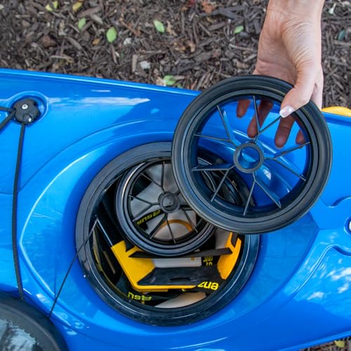 Suspenz Kayak & Canoe Transport Cart with Straps, Lightweight Aluminum Frame