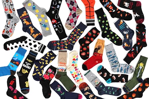 Women's Artist Series Crew Socks - The The Birthday, Mondrian White, 4-10