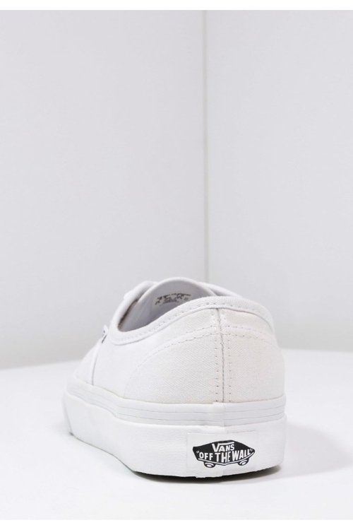 Vans Authentic Unisex Sneakers, True White, 12 US Women/10.5 US Men