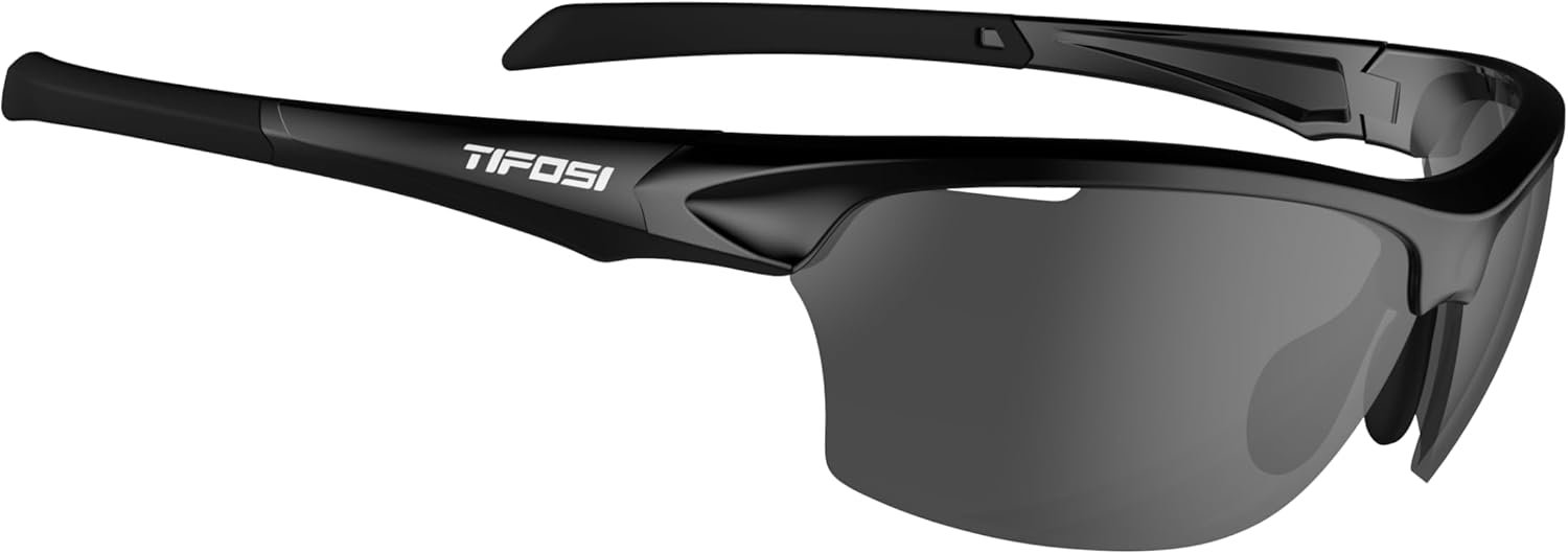 Tifosi Intense Sport Sunglasses Men & Women - Ideal For Golf, Pickleball, Running & Tennis. Vented Lenses Prevent Fogging