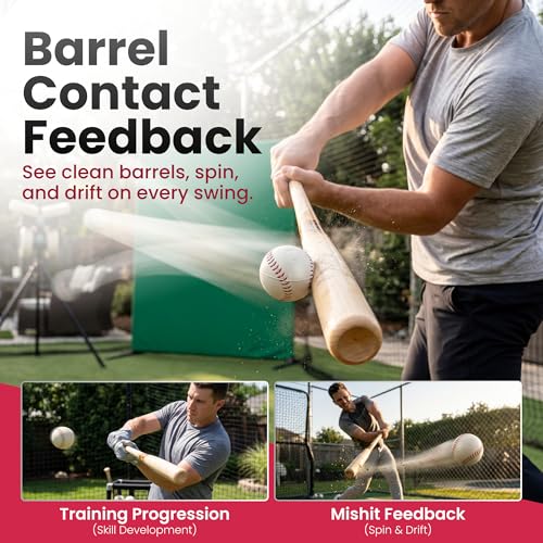 High-Density Foam Baseballs for Hitting and Bat Path Training - 3.5 oz