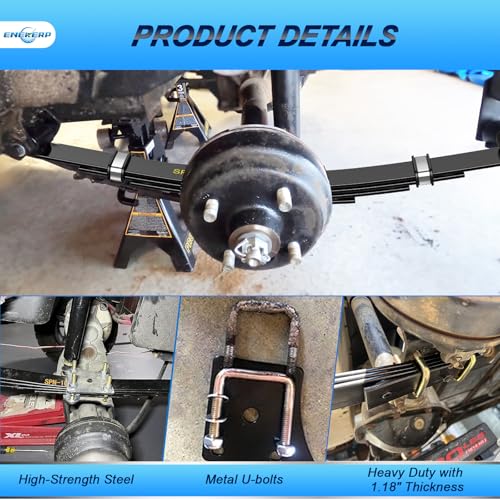 Golf Cart Rear 4-Leaf Spring Kit for EZGO TXT 1994-2009 - Heavy Duty Suspension