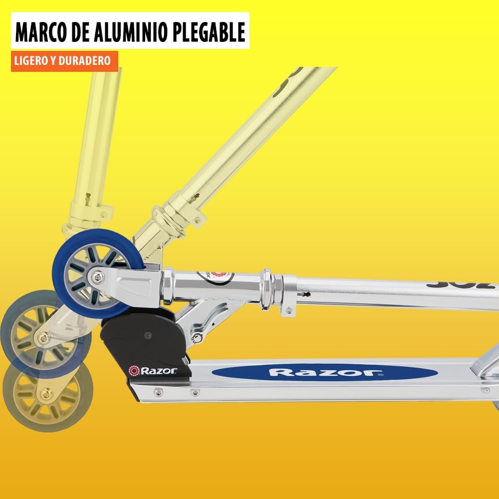 Razor A Kick Scooter for Kids - Lightweight, Foldable Aluminum Frame | Adjustable Handlebars