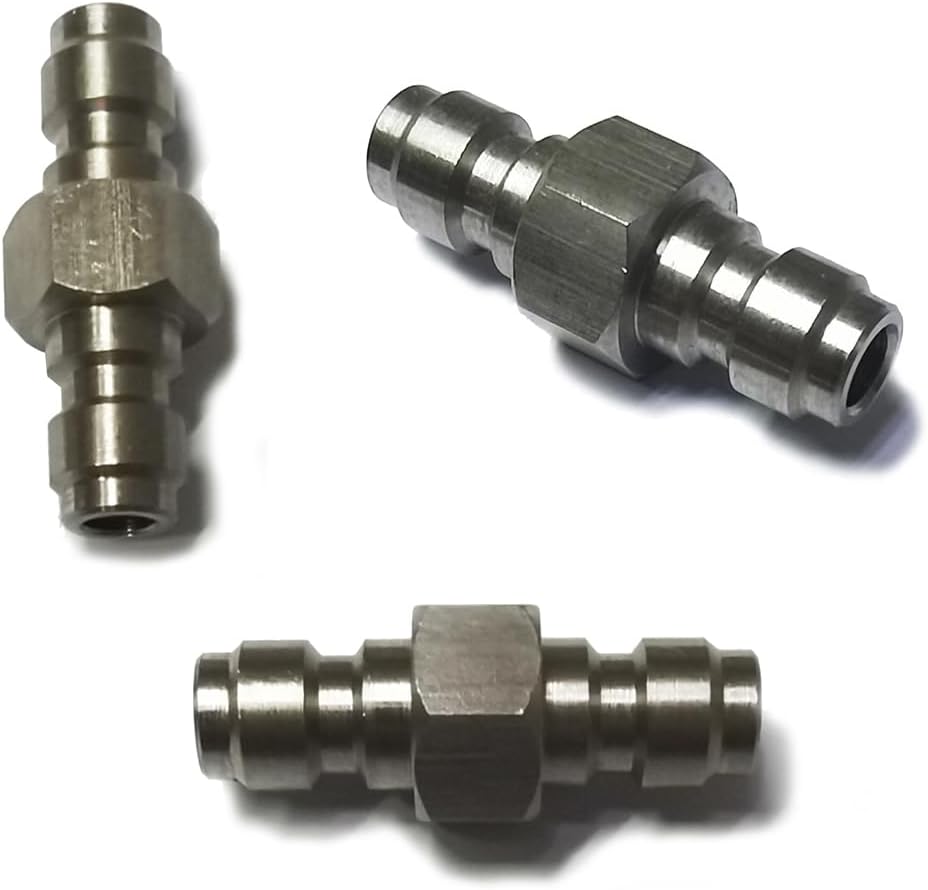 Skiennix 2 Pack Air Compressor Quick Disconnect Plug Coupler - Male Adapter for High Pressure PCP & Paintball
