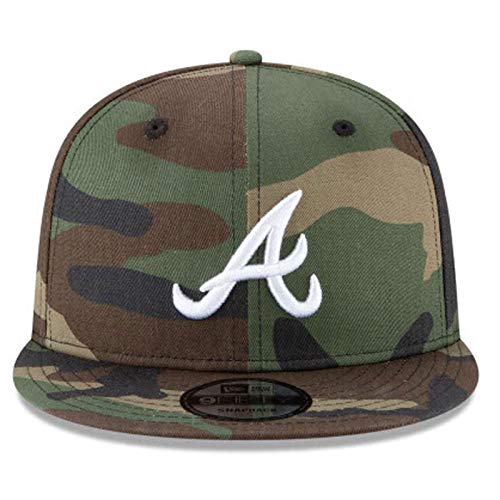 Adjustable Snapback Cap - Mens Atlanta Braves Camouflage 950 WDC 9Fifty Hat