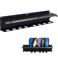 ZAOBAS Pickleball Paddle Rack, Wall or Fence Mounted Organizer Holds 4/8/12 Paddles, Expandable Design for Indoor/Outdoor (2 SET)