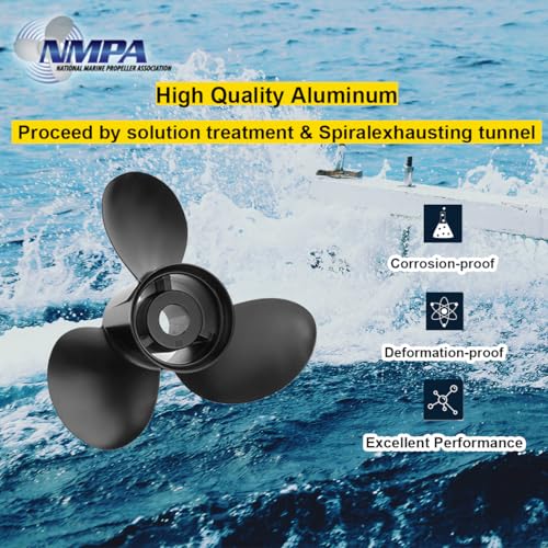 VIF Marine Boat Propeller for Mercruiser Alpha One 15p 17p 19p 21p - 3 Blades 135-300HP, Without Hub Kit