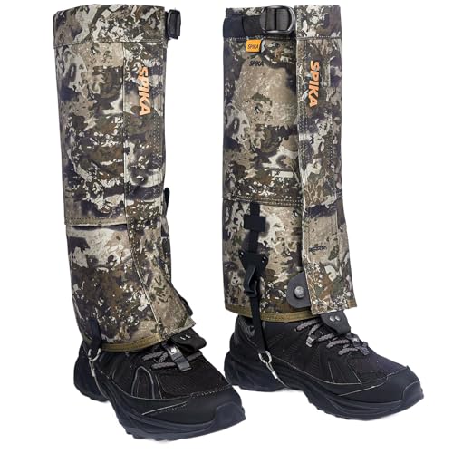 SPIKA Strike Snake Gaiters Biarri Camo Large Waterproof Leg Protection for Hiking