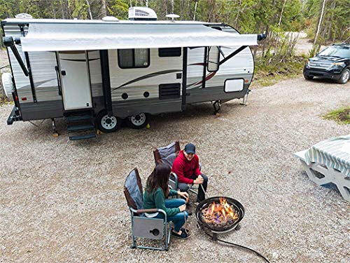 Outland Living 24-Inch Smokeless Propane Fire Pit with Cover, Black