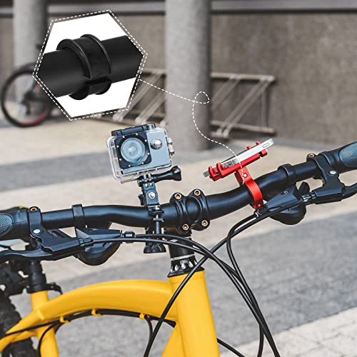 Bike Handlebar Shim Spacers 12-Pack Rubber Adapters for 22.2mm-31.8mm