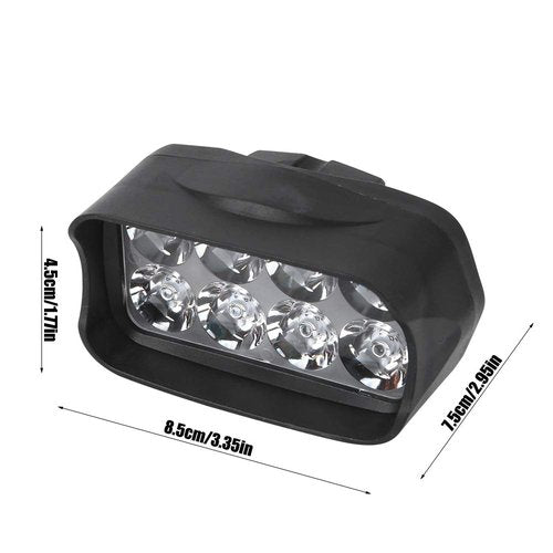Ebike Headlight,Universal 12V-100V High Brightness Ebike Light Electric Bike LED Light for Motorcycle, Electric Bike, Tricycle