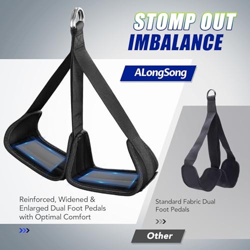 Pull Up Assistance Bands Set with Foot Support Pedal - 5 Resistance Bands 80LBS Blue