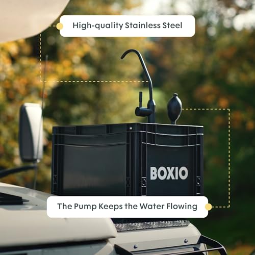 BOXIO Portable Sink - Compact Mobile Outdoor & Indoor Wash Station - Wash Variation