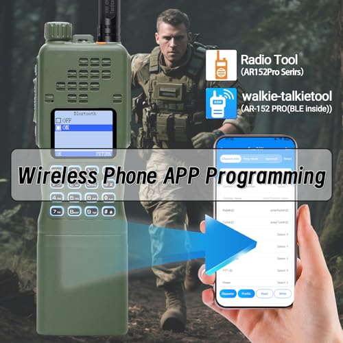 10W Handheld Ham Radio with GPS NOAA Weather Two-Way Radio Long Range Walkie Talkie
