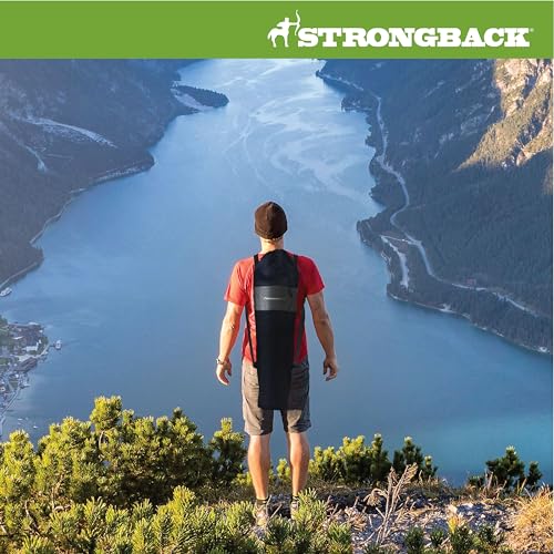 Strongback Elite Camping Chair with Lumbar Support - Black/Grey