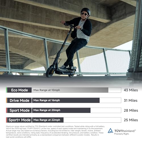 Segway Ninebot MAX G3 Plus Electric Scooter for Adults, UL Certified, 22 MPH, 43-Mile Range, Model G3 Plus